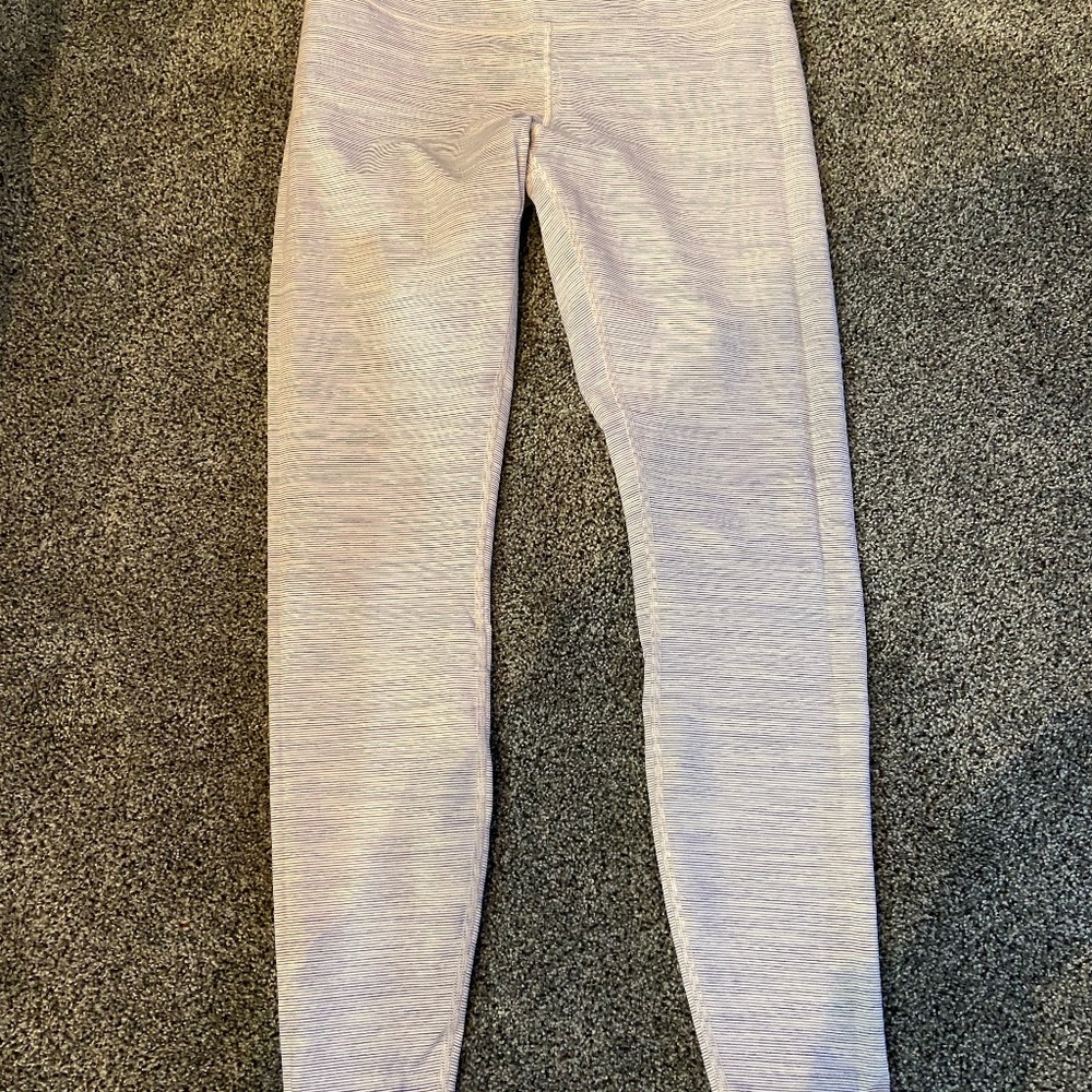 Lululemon Multi color striped Leggings